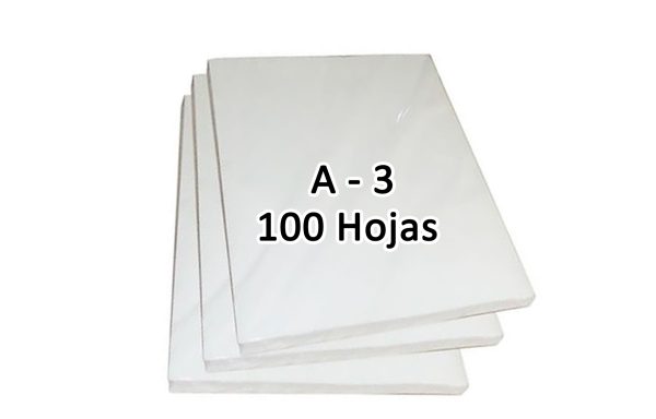 Papel Sublimación Blanco A3 – secado rápido
