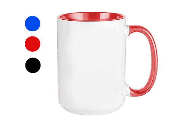 Taza asa y interior Color 15 oz