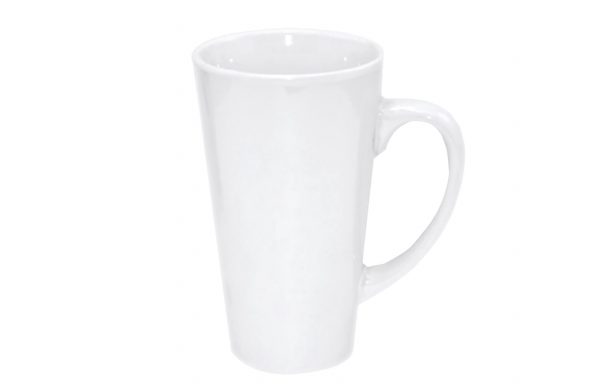 Taza Cónica blanca 17 oz